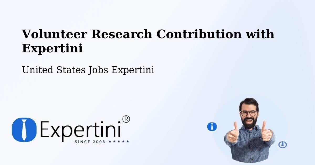Volunteer Research Contribution Program – Ship Bottom - United States Jobs Expertini
